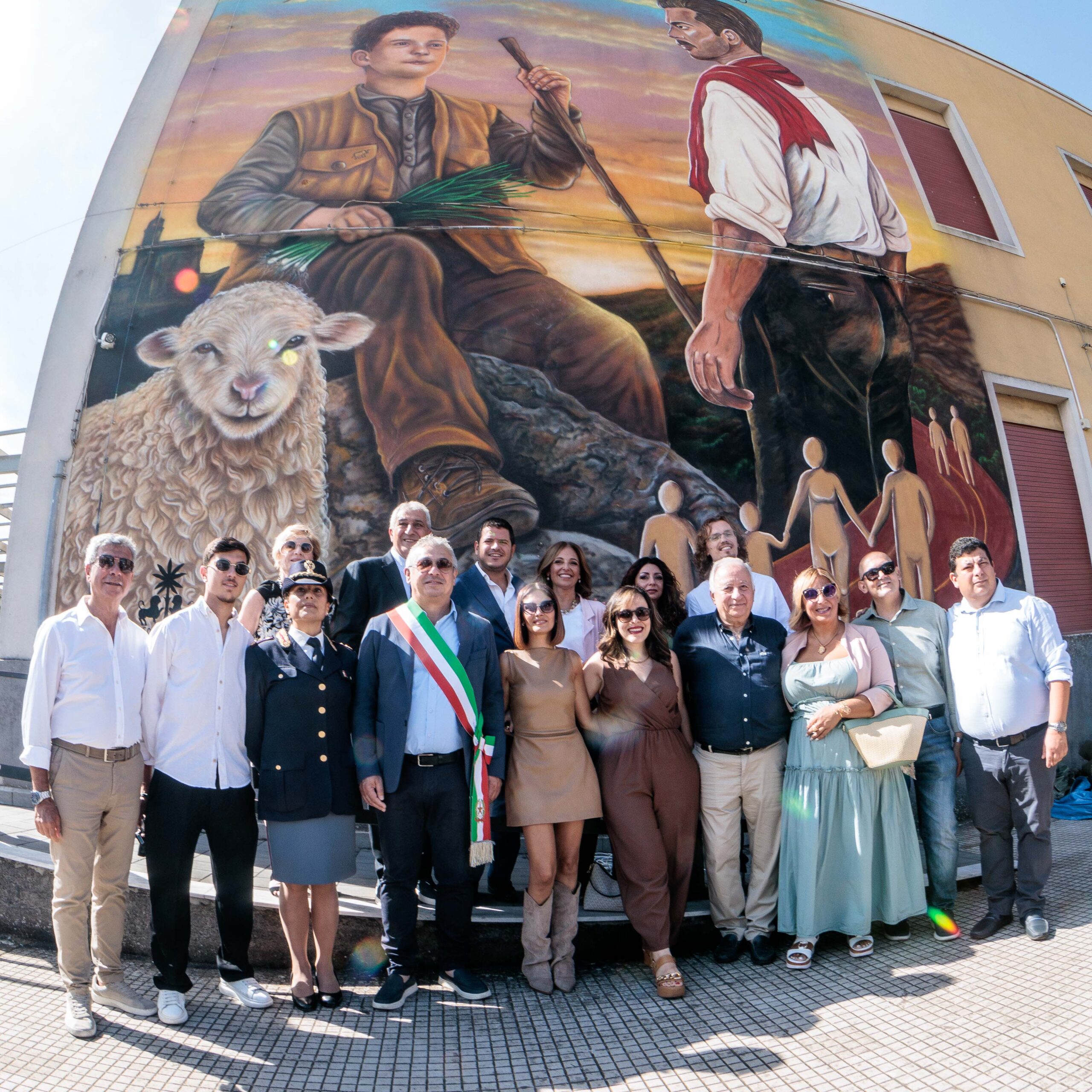 Inaugurazione murales della legalità Viagrande